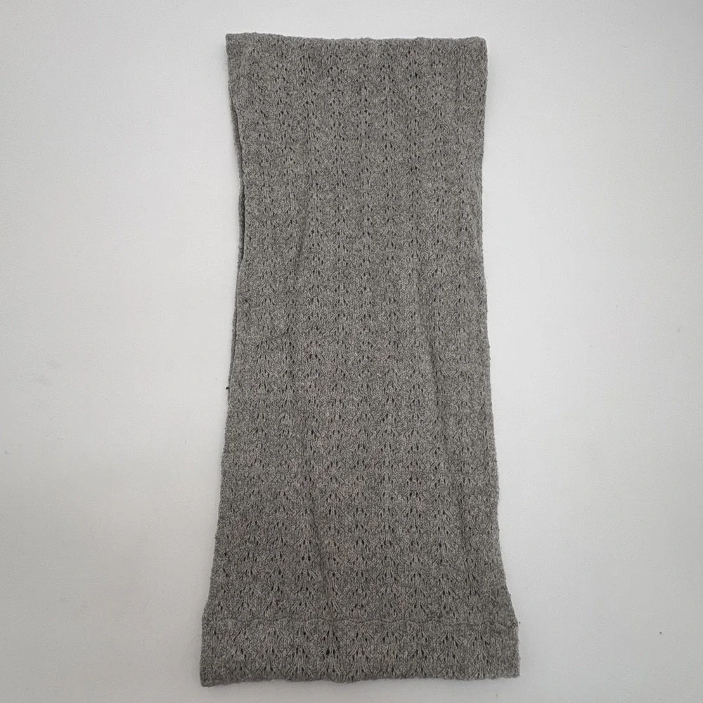 Celeste Scarf Womens One Size Gray‎ Wool Cashmere Cowl Neck Warmer Fall Winter